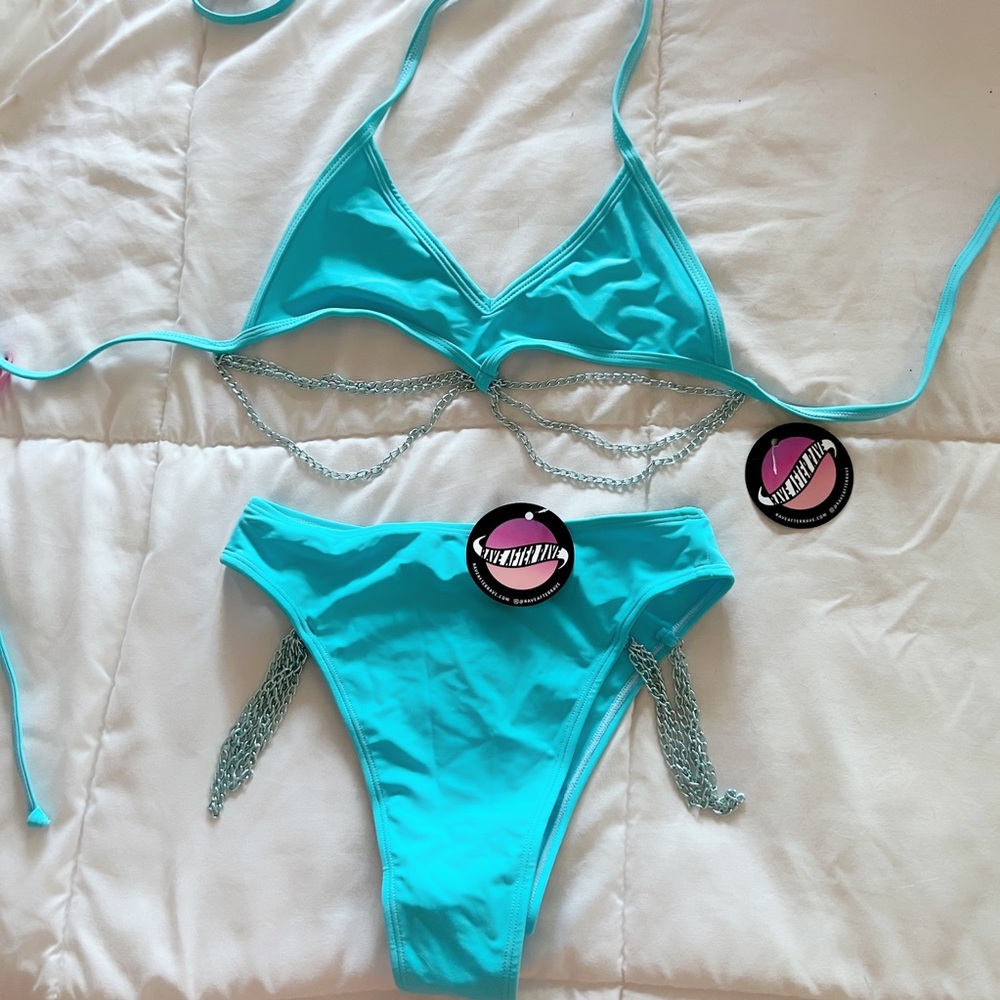 Rave After Rave Turquoise Blue Set